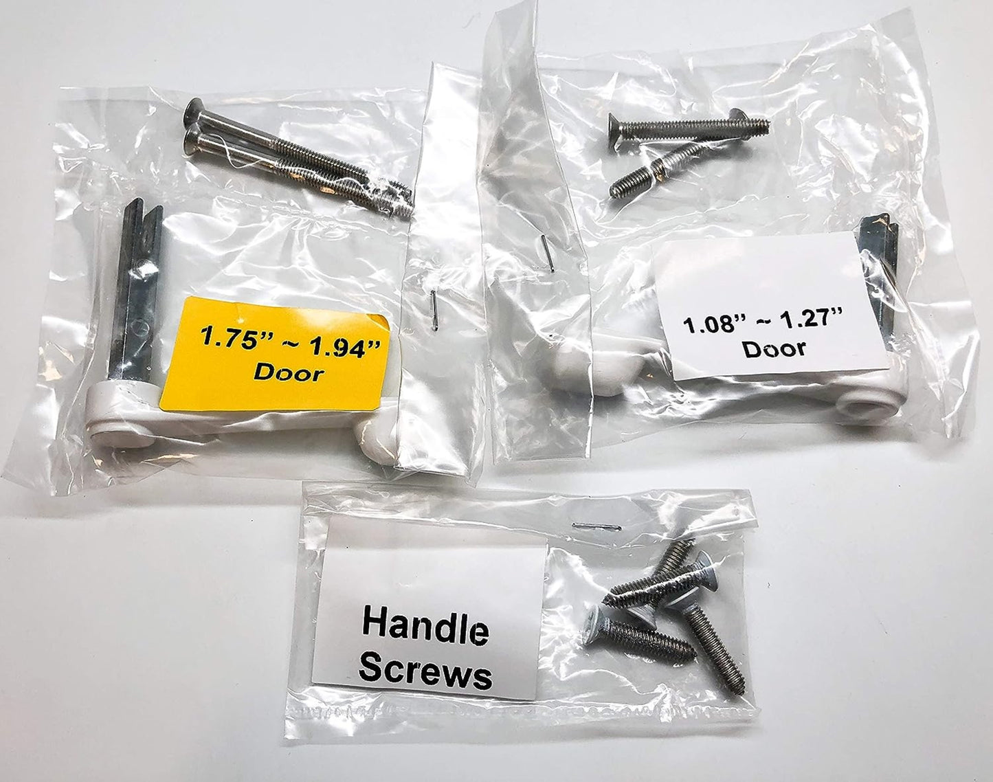 Involute Sliding Patio Door Handle Set - Handle Replacement Set for Patio Glass Screen Door Repair | Sliding Door Pull Handle Set Fits 4-15/16" Hole Spacing - Garage and Sliding Door Hardware