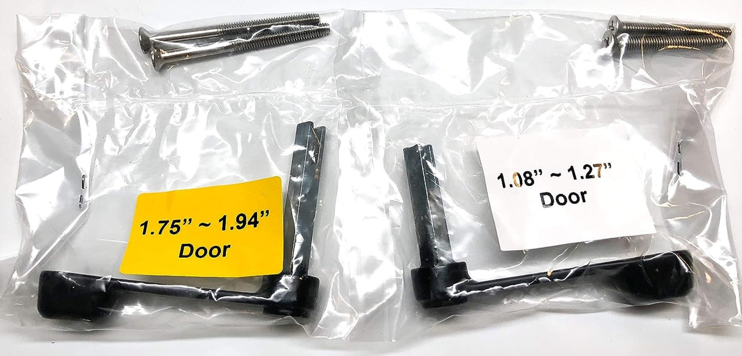 Involute Sliding Patio Door Handle Set - Handle Replacement Set for Patio Glass Screen Door Repair | Sliding Door Pull Handle Set Fits 4-15/16" Hole Spacing - Garage and Sliding Door Hardware