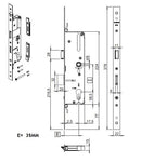 Giesse Multipoint Lock Gear 856-10021