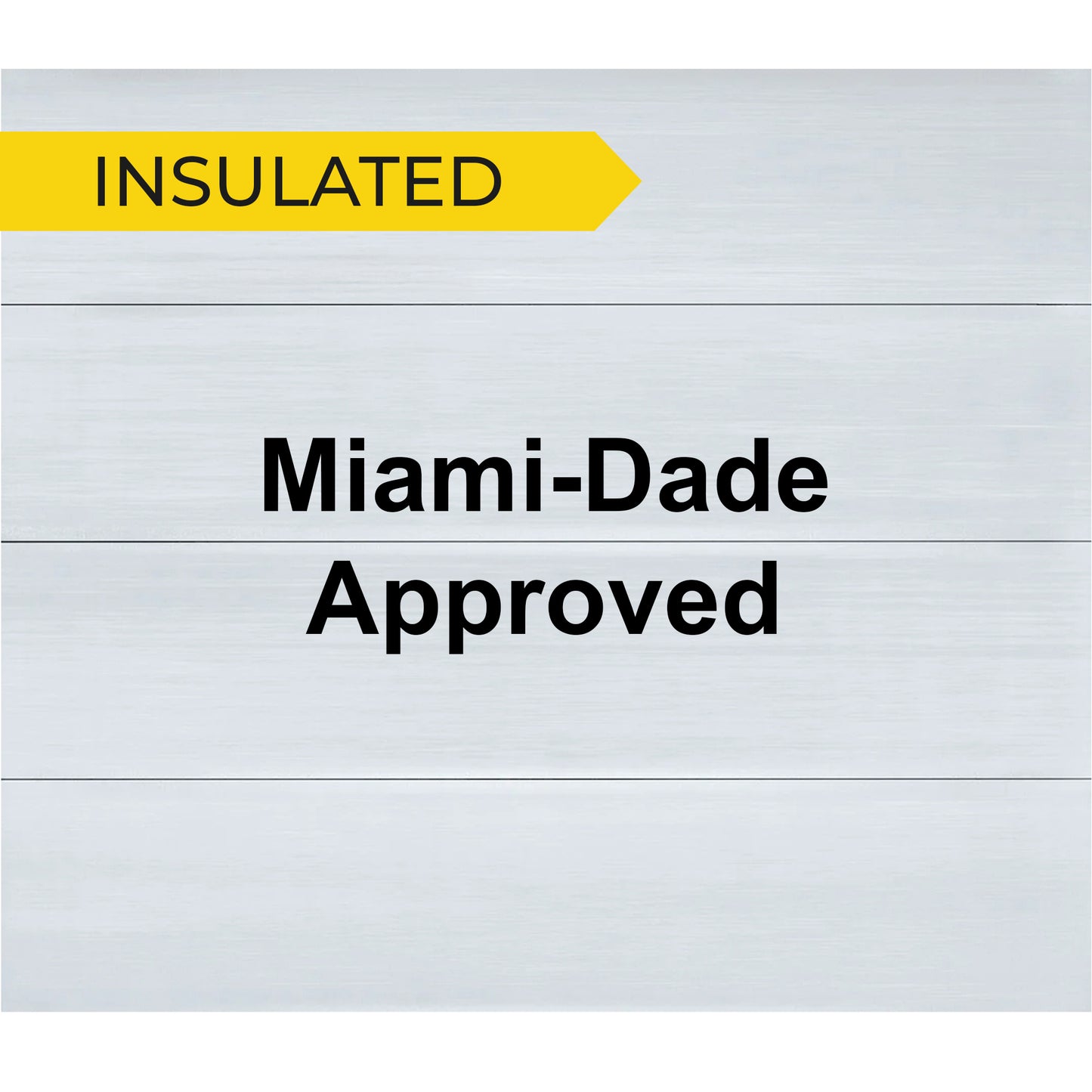 16' x 7' - Flush Panel - Insulated  Steel Back - Garage and Sliding Door Hardware