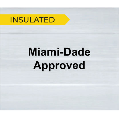 16' x 7' - Flush Panel - Insulated  Steel Back - Garage and Sliding Door Hardware