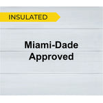 16' x 7' - Flush Panel - Insulated  Steel Back