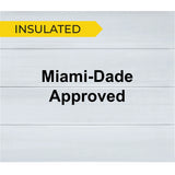 16' x 7' - Flush Panel - Insulated  Steel Back