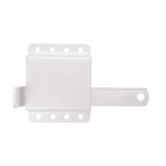 White Series Garage Door Adjustable Slide Lock