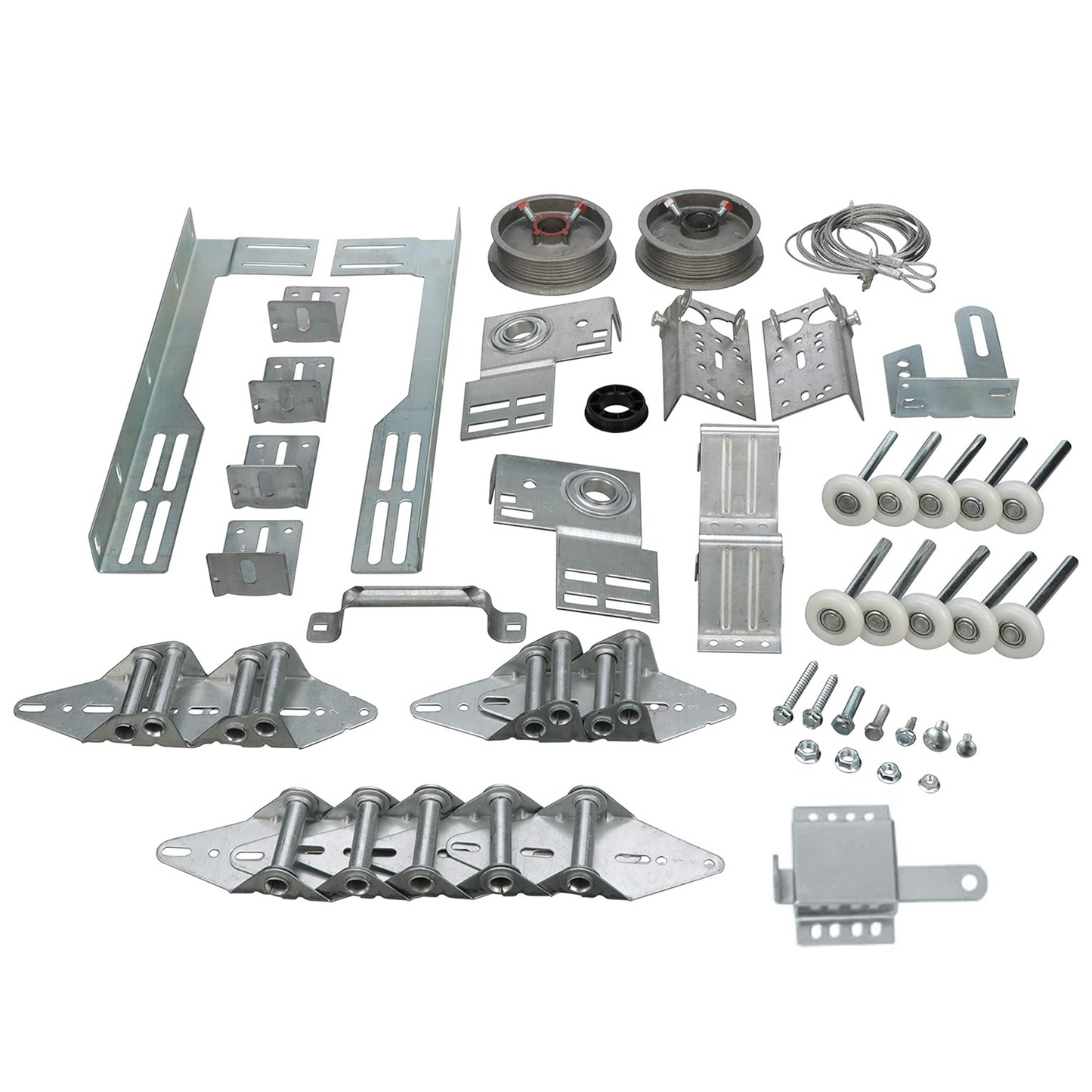 Garage Door Hardware Installation Kit for 8' by 7' Doors - Garage and Sliding Door Hardware