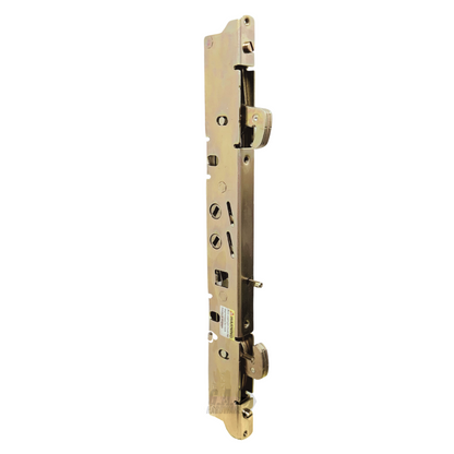 Amesbury Truth Dual Point 9-15/16" Mortise Lock (No FacePlate) with Anti-Slam Pin for Sliding Patio Glass Door Locking Mechanism Replacement- Alloy Steel - Garage and Sliding Door Hardware