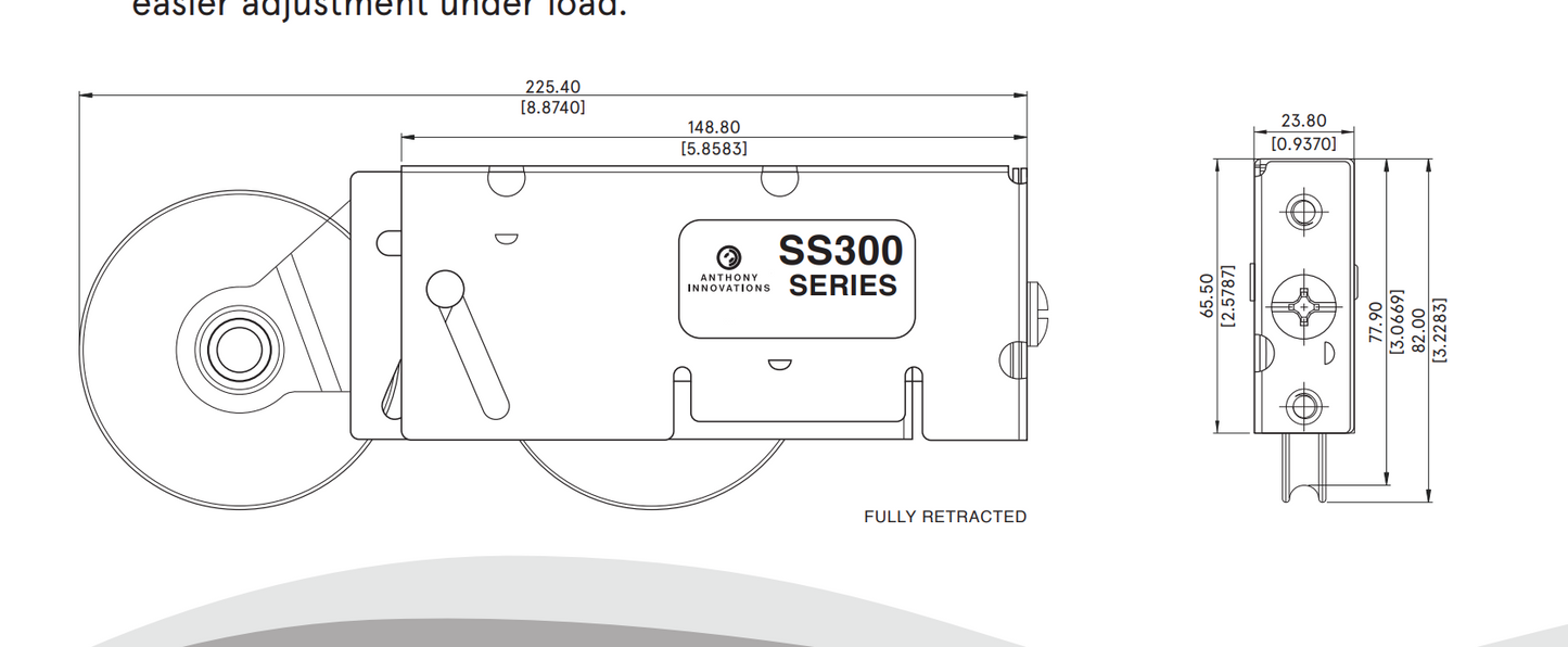 Sliding Patio Glass Door Roller DR-590SS - Garage and Sliding Door Hardware
