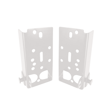 White Series Adjustable Bottom Bracket Residential and Commercial - Garage and Sliding Door Hardware