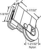 (DR-108-SP) Alcan Roller for Sliding Glass Doors