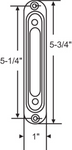 5-3/4" Pocket Trim Adapter Plate with 5-1/4" Hole Spacing