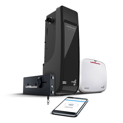 LiftMaster 98022 Elite Series DC Battery Backup Wall Mount Wi-Fi Garage Door Opener - Garage and Sliding Door Hardware