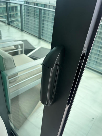 (DH-595-BRONZE) Interlock Intuition Sliding Door Handle Kit, BRONZE - Garage and Sliding Door Hardware