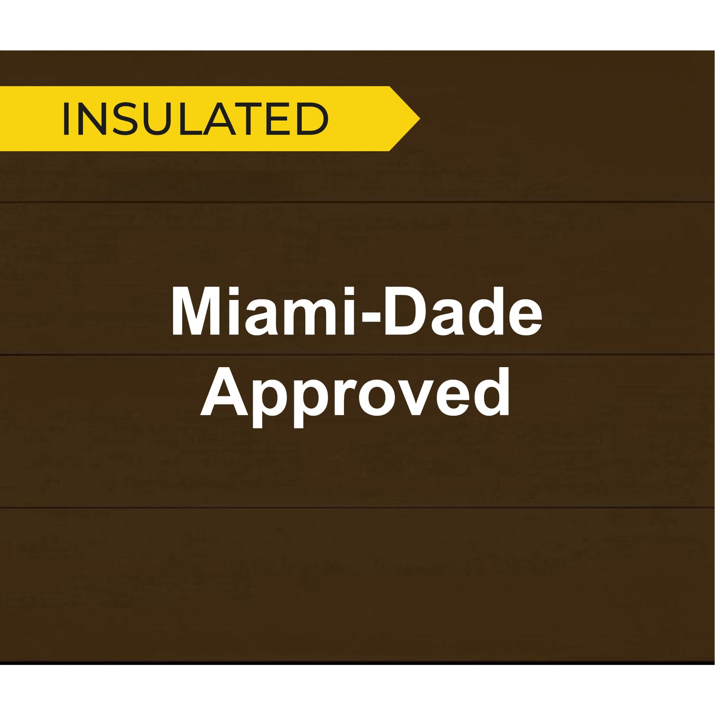 16' x 7' - Flush Panel - Insulated  Steel Back - Garage and Sliding Door Hardware