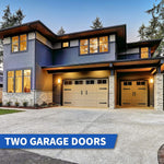 Garage Door Black Magnetic Handles and Hinges Hardware Kit - Garage Hardware Accents Curb Appeal Set