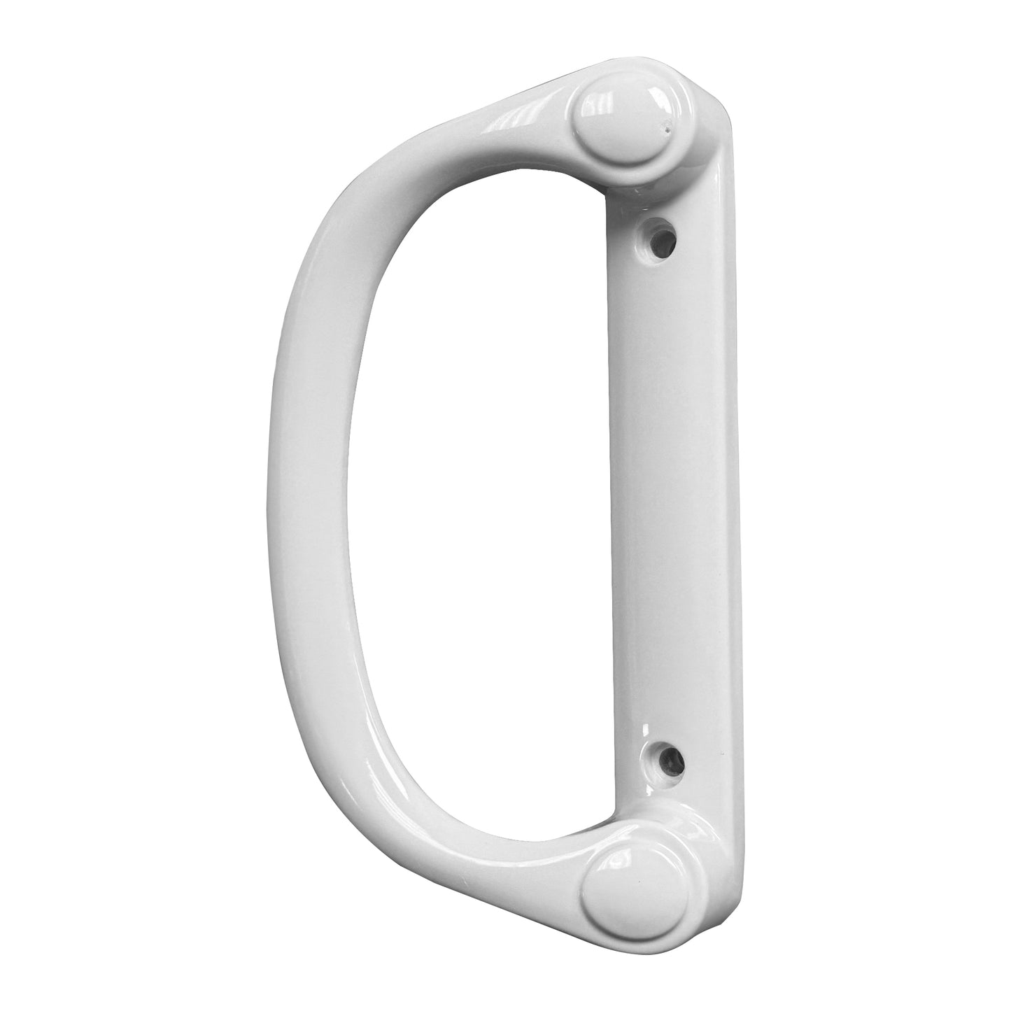 (DH-508-W) Silver Line Siding Door Handle Kit, 3-15/16" Hole Space- White - Garage and Sliding Door Hardware