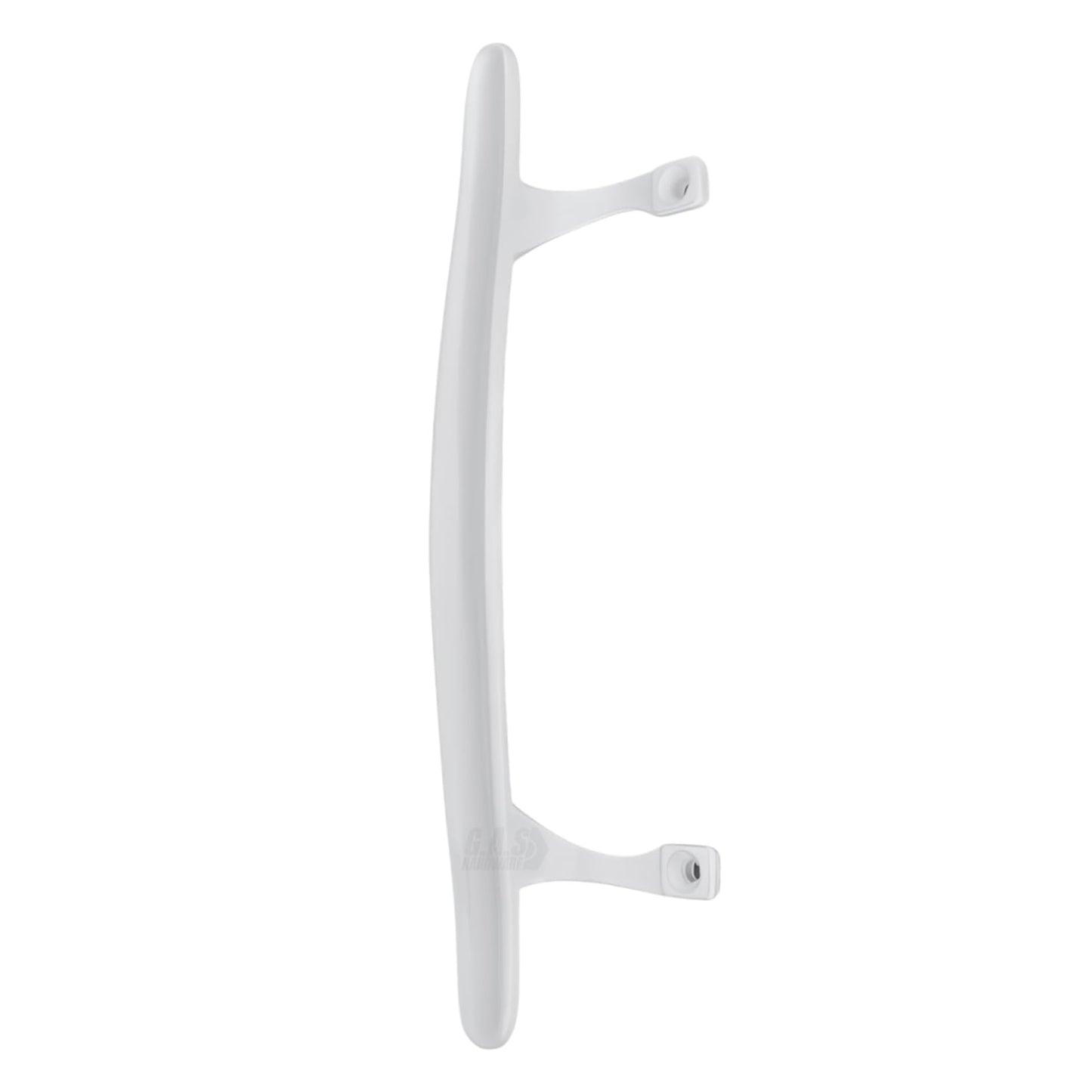 (DH-103-W) Pull Handle for Sliding Doors, 6-5/8" Hole Space - White - Garage and Sliding Door Hardware
