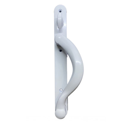 (DH-575-W) Amesbury Truth Sliding Door Handle, 11-15/16" Length- White - Garage and Sliding Door Hardware
