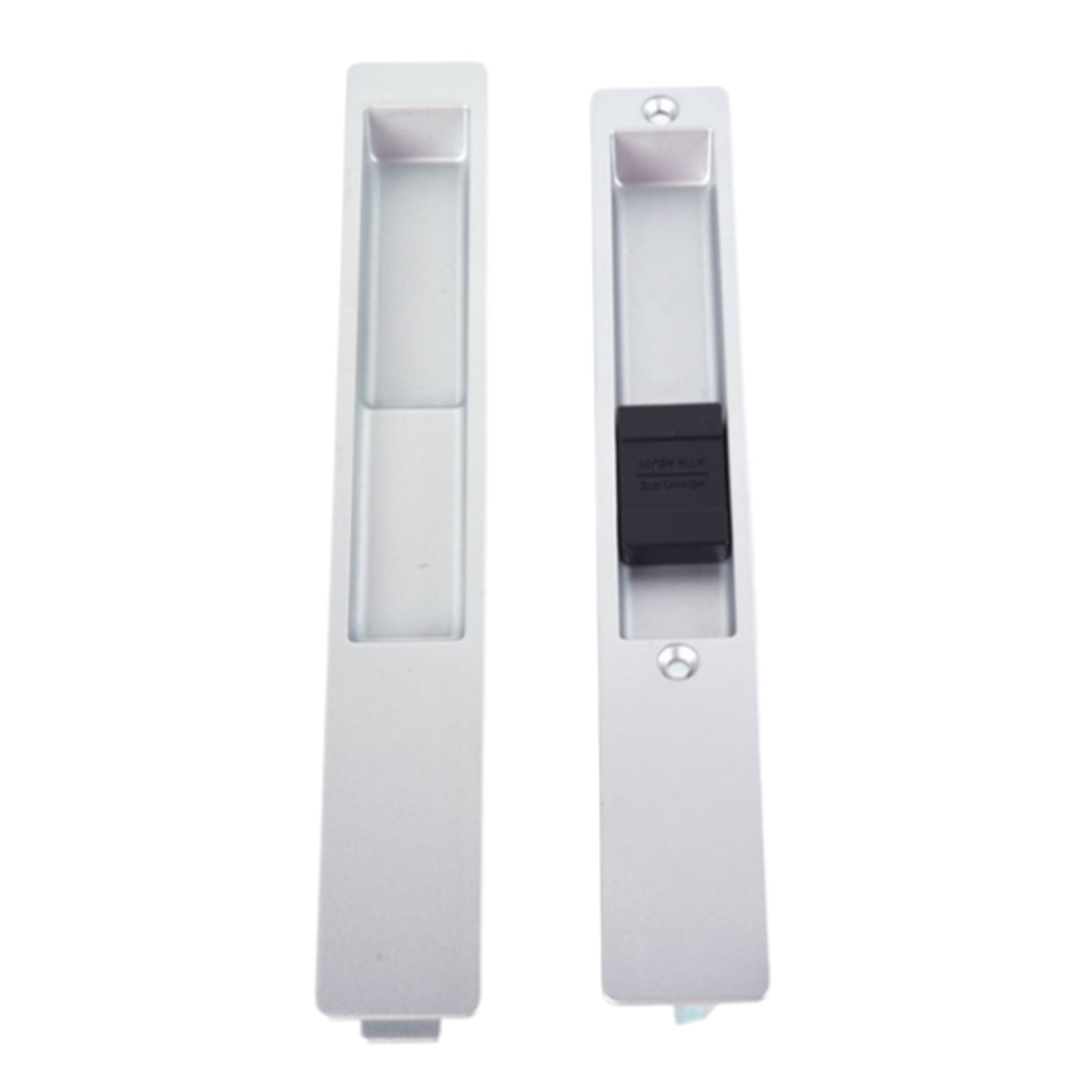 Adams Rite Flush Mount Handle NO MORTISE LOCK, White (DH-391-W) - Garage and Sliding Door Hardware