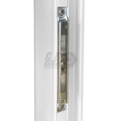 White Sliding Door Keeper - 12-431W - Garage and Sliding Door Hardware