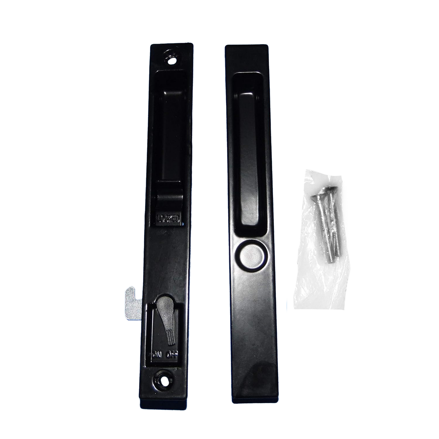 PGT 2500 Series Flush Mount Door Lock Handle with 6-5/8" Hole Spacing (with Nylon Bushing) (DL-433) - Garage and Sliding Door Hardware