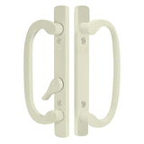 Legacy Handle Set for Sliding Glass Doors - OFF SET LATCH - Almond