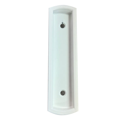 WHITE Recessed Plate INTERIOR Pull Handle for Sliding Door (DH-713-WHITE) - Garage and Sliding Door Hardware