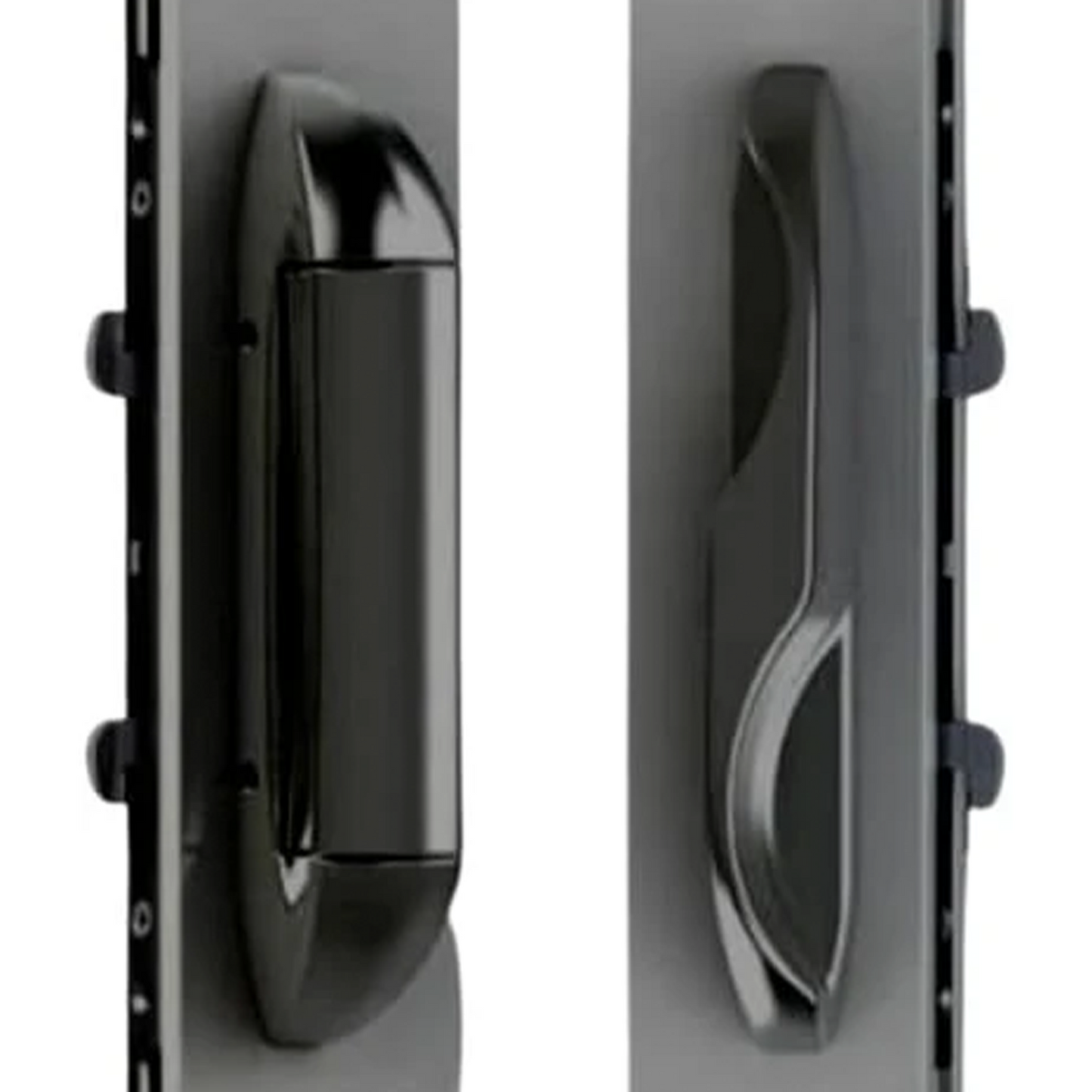 (DH-595-BLACK) Interlock Intuition Sliding Door Handle Kit, BLACK - Garage and Sliding Door Hardware
