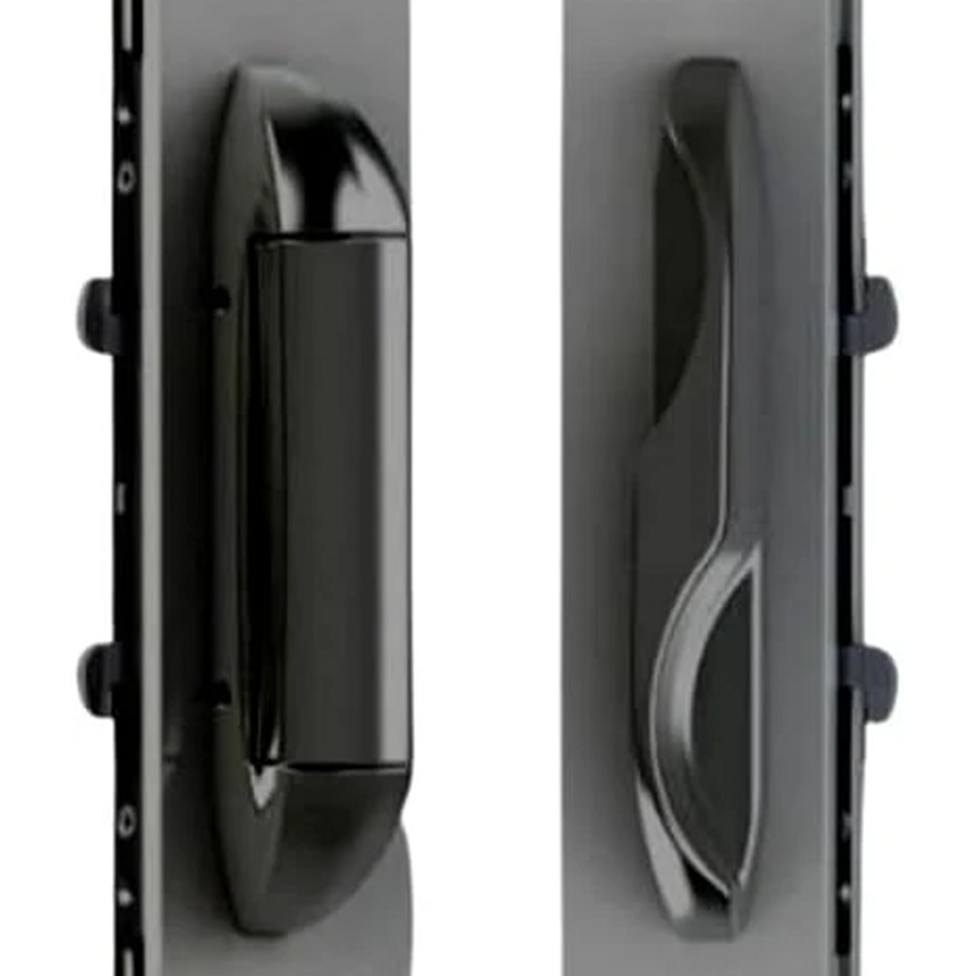 (DH-595-BLACK) Interlock Intuition Sliding Door Handle Kit, BLACK - Garage and Sliding Door Hardware
