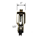 Sliding Patio Glass Door Roller Assembly with 1-1/2" Wheel (DR-9-504) - Garage and Sliding Door Hardware