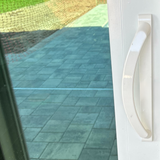 11" Sliding Patio Door Handle NON-KEYED - 3-15/16" Hole Spacing- DH-741 - Garage and Sliding Door Hardware