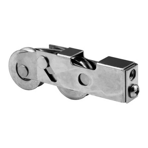 (DR-266) P.E. / Delmar Tandem Roller for Sliding Glass Doors| 1 ¹/₄" Precision Wheels -STAINLESS STEEL - Garage and Sliding Door Hardware