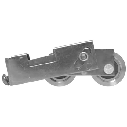 (DR-266) P.E. / Delmar Tandem Roller for Sliding Glass Doors| 1 ¹/₄" Precision Wheels -STAINLESS STEEL - Garage and Sliding Door Hardware