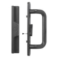 (DH-204-B) Windor Handle for Sliding Door, 3-15/16" Hole Space - Offset Latch, Bronze - Garage and Sliding Door Hardware