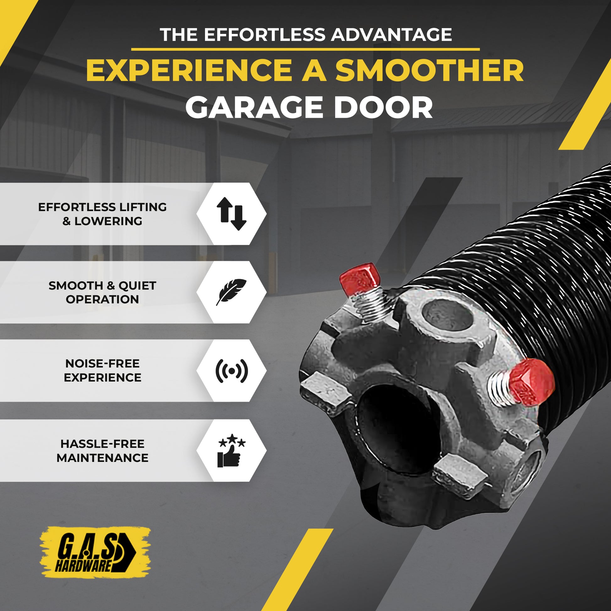 295 x 2 x Custom Garage Door Torsion Spring - Garage and Sliding Door Hardware