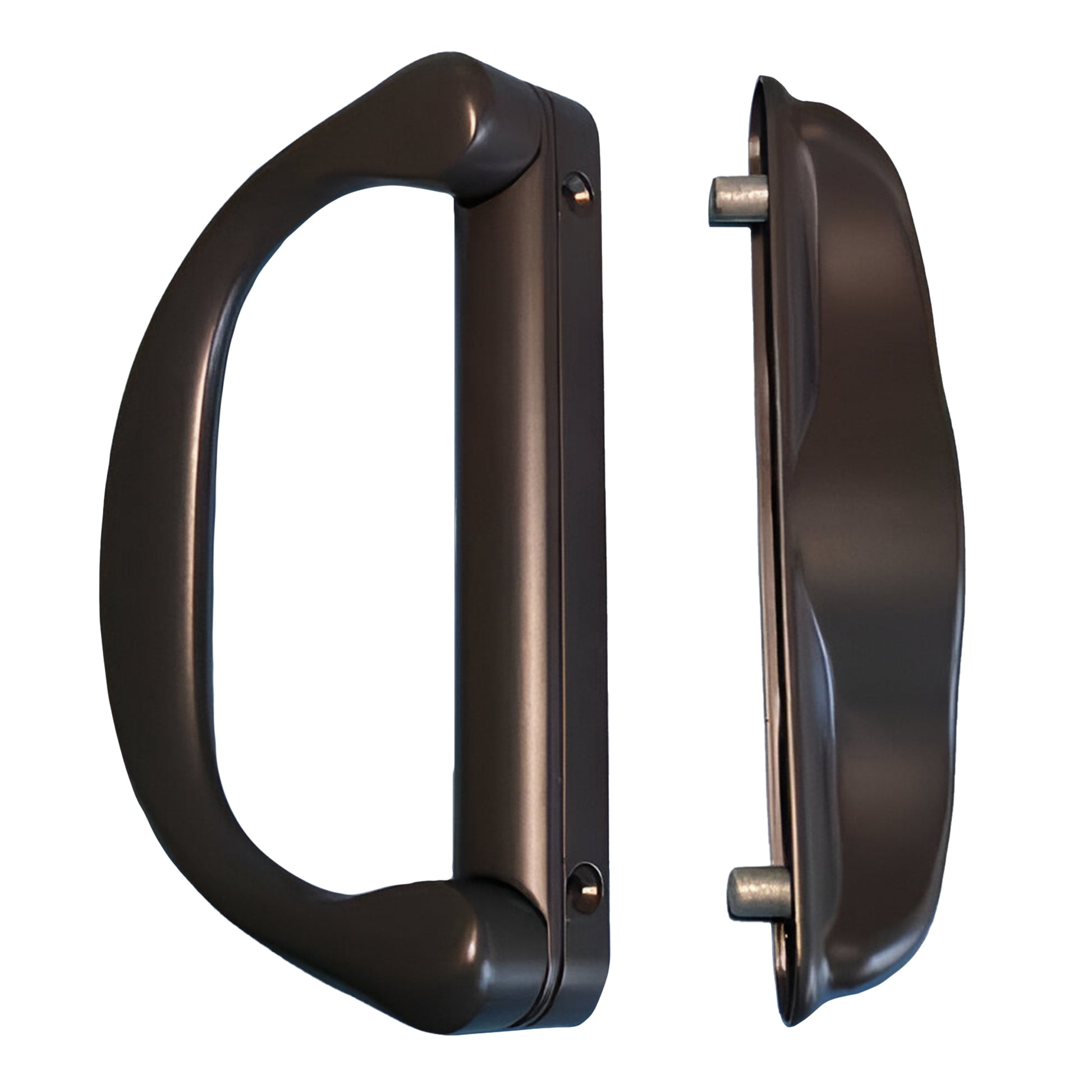 Involute Sliding Patio Door Handle Set, Fits 4-15/16" Hole Spacing - Garage and Sliding Door Hardware