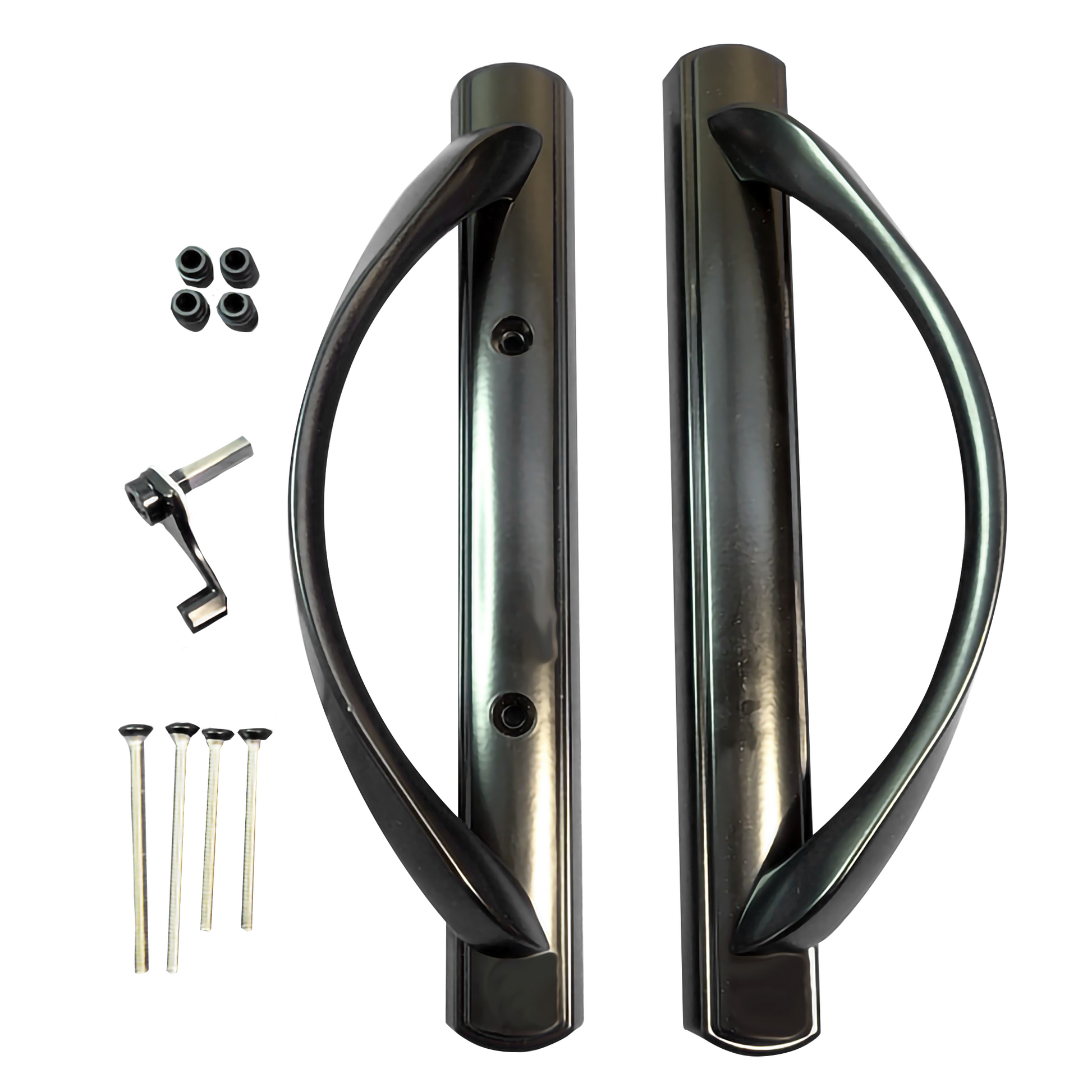 (DH-645) Amesbury Truth Handle Set For Doors, 3-15/16" Hole Space - SQUARE DRIVE LATCH - Garage and Sliding Door Hardware