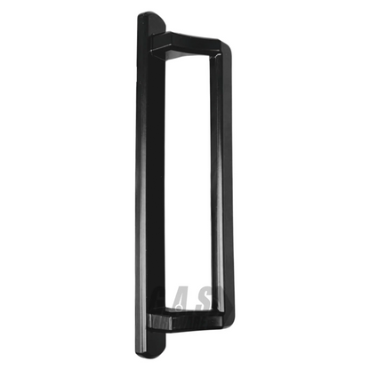 PGT 10" Black Sliding Door Handle Set w/ 3-7/8" Hole Spacing- DH-530-BLACK