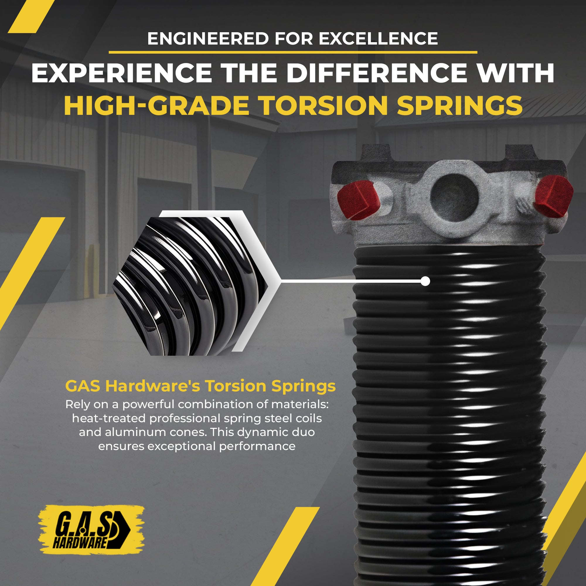 GAS Hardware - Shop Online | Garage Door Torsion Spring 207 x 1.75