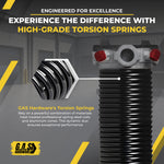 250 x 2 x 26 Garage Door Torsion Spring