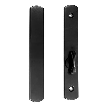 Sliding Door PGT Latch Interior Handle with Thumbturn - 4-1/2" Hole Spacing- DH-618 - Garage and Sliding Door Hardware