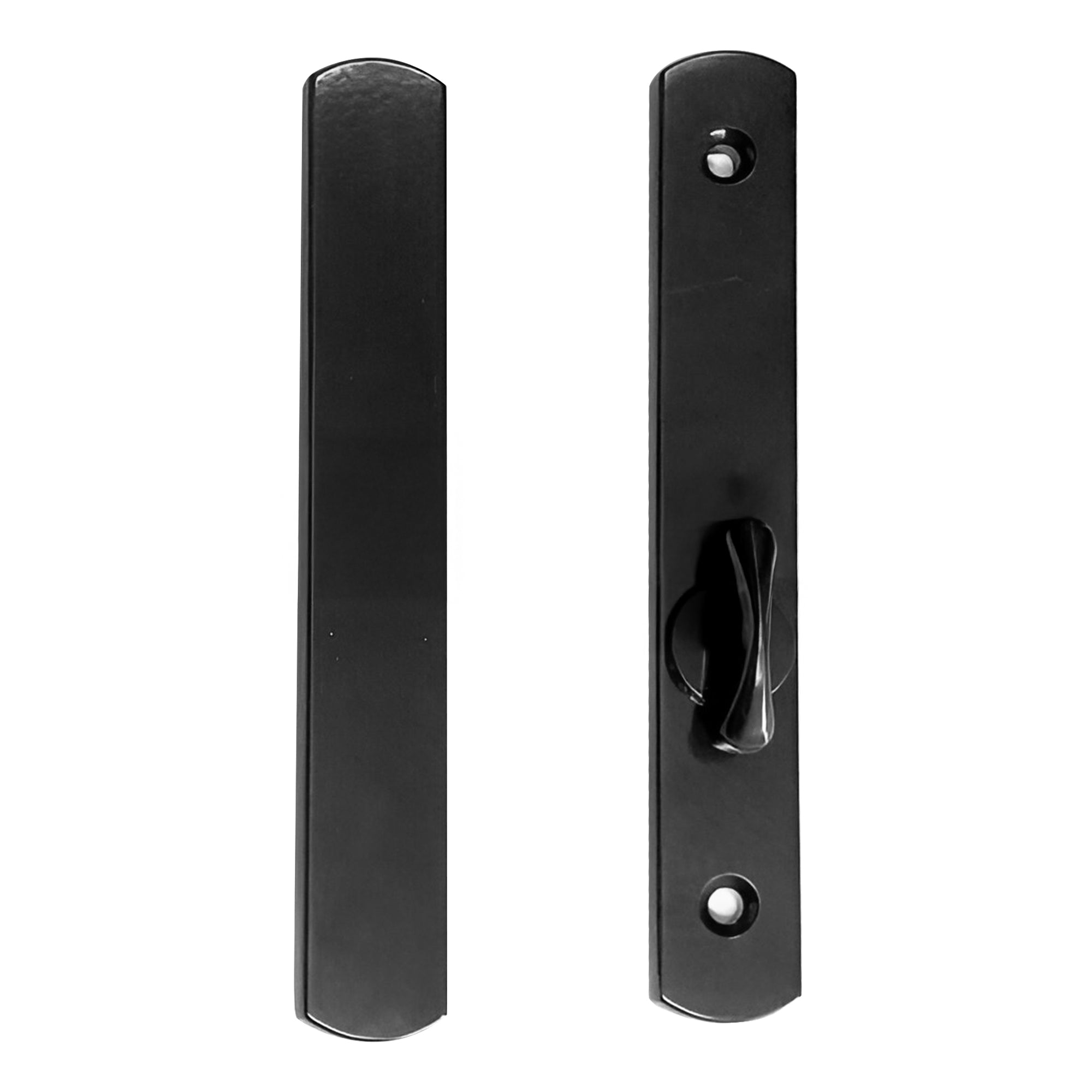 Sliding Door PGT Latch Interior Handle with Thumbturn - 4-1/2" Hole Spacing- DH-618 - Garage and Sliding Door Hardware