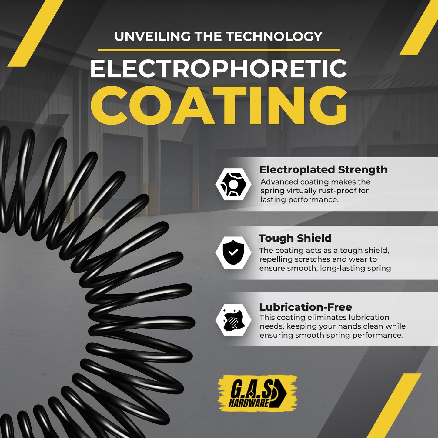 295 x 2 x Custom Garage Door Torsion Spring - Garage and Sliding Door Hardware