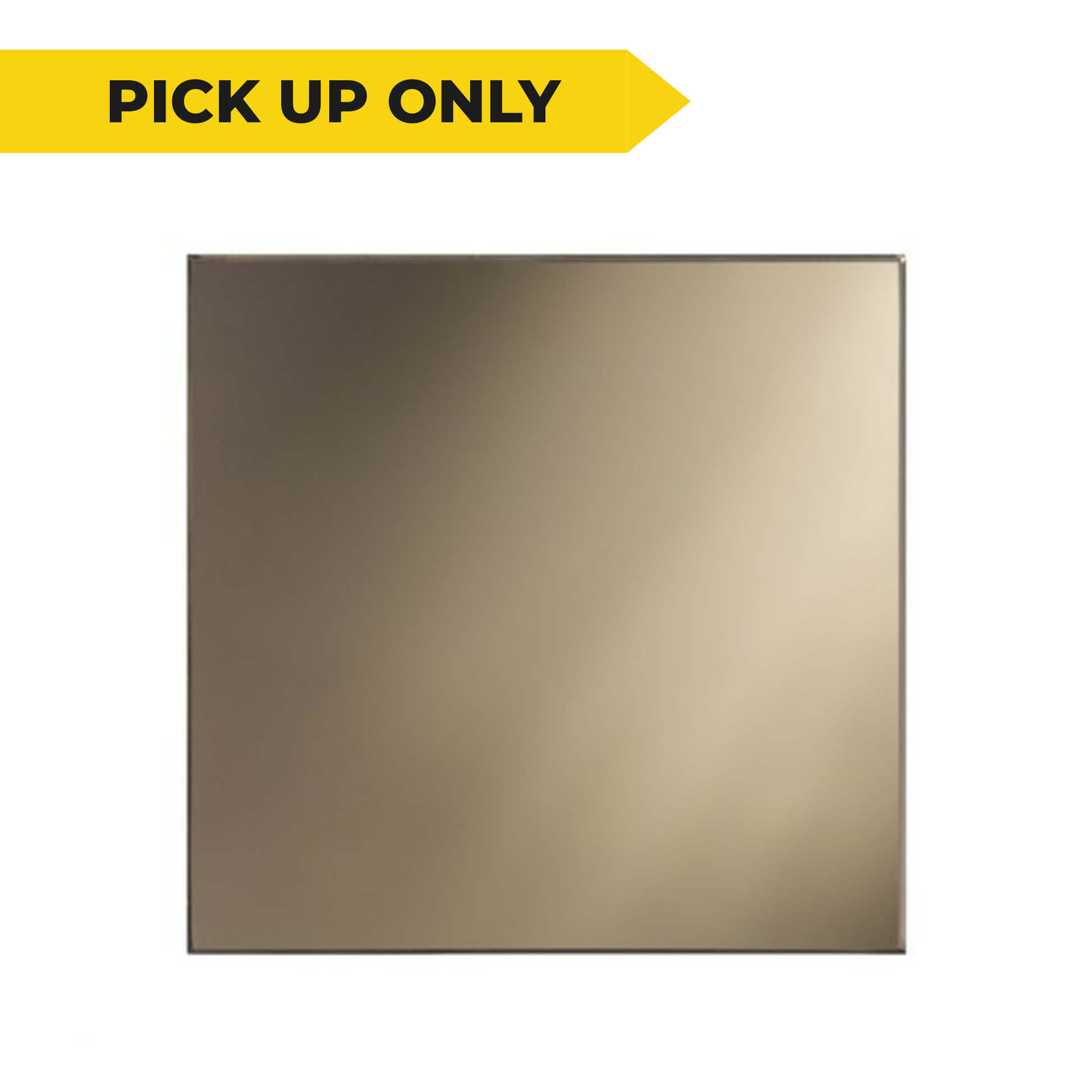 Tempered Bronze Glass, 45x90 - 3/16" Thickness (GB-4590) - Garage and Sliding Door Hardware