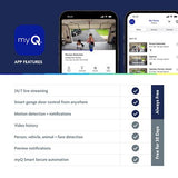 B4310 3/4 HP Belt Drive Opener with Battery Backup and myQ Connectivity