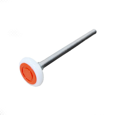 2" Roller, 6200ZZ Bearing Extra Quite Nylon Roller, 7" Stem, Pack of 10 - Garage and Sliding Door Hardware