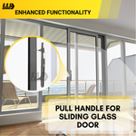 Standard Pull Handle for Sliding Glass Doors | Patio Glass Screen Door Handle Replacement Door Hardware | Fix Sliding Door Handle Repair