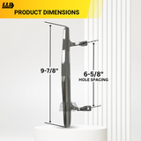 (DH-103-C) Pull Handle for Sliding Doors - Chrome