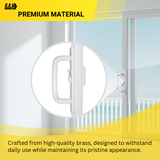 Sliding Glass Door 8.5" Handle Set Replacement - 3-15/16" Hole Spacing, Corrosion Resistant, Aluminum Alloy - Fix and Replace Patio Door Handles - Center Latch