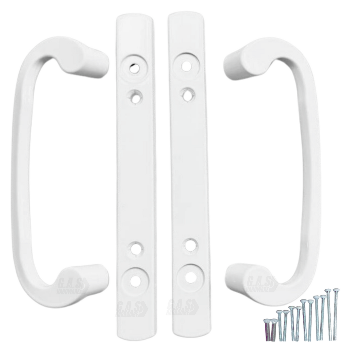 8.5" Legacy Sliding Patio Glass Door Dummy Handle Replacement Set | Sash Controls 2265 Handle Dummy Set | No Mortise, Fits 3-15/16" Screw Holes and 1-1/4" to 2-1/4" Door Thickness - No Latch - Garage and Sliding Door Hardware