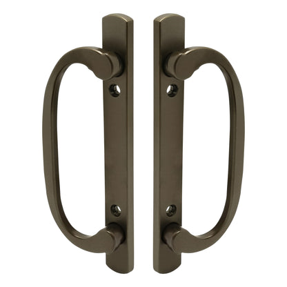 8.5" Legacy Sliding Patio Glass Door Dummy Handle Replacement Set | Sash Controls 2265 Handle Dummy Set | No Mortise, Fits 3-15/16" Screw Holes and 1-1/4" to 2-1/4" Door Thickness - No Latch - Garage and Sliding Door Hardware